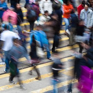 A busy crossing